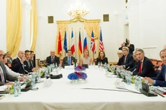 Toàn cảnh vòng đàm phán về vấn đề hạt nhân giữa Iran và nhóm P5+1 tại Vienna, Áo ngày 7/7. (Nguồn: THX/TTXVN) 