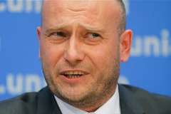 Thủ lĩnh tổ chức Pravyi Sector (Cánh hữu) cực đoan Dmitry Yarosh. (Nguồn: EPA)