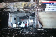 Cháy tòa nhà chi nhánh Ngân hàng Thương mại cổ phần Quốc Dân 