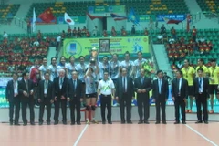 Bangkok Glass (Thái Lan) là nhà vô địch của giải. (Ảnh: Nguyễn Chinh/TTXVN)