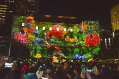 [Photo] Mãn nhãn với các tác phẩm ở Lễ hội ánh sáng Vivid Sydney 