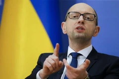 Thủ tướng Ukraine Arseniy Yatsenyuk. (Nguồn: EPA)