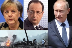 WSJ: Bà Merkel và ông Hollande bác đề xuất của Tổng thống Nga Putin