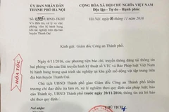 Chủ tịch Hà Nội Nguyễn Đức Chung chỉ đạo xử lý vụ 2 phóng viên bị đánh