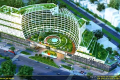 Thiết kế của dự án là sự kết hợp hài hòa giữa vẻ đẹp đặc trưng của núi rừng Tây Bắc và biểu tượng của thương hiệu Hoa Sen. (Ảnh: Tập đoàn Hoa Sen)