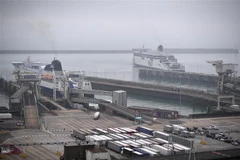 Cầu cảng Dover, miền Nam nước Anh ngày 12/7/2020. (Ảnh: AFP/TTXVN)