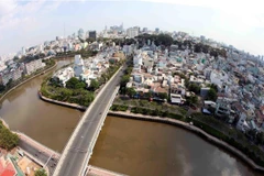 Kênh Nhiêu Lộc-Thị Nghè. (Ảnh: Mạnh Linh - TTXVN)
