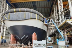 Thợ đóng tàu sẽ có thêm cơ hội sang Hàn Quốc làm việc. (Ảnh minh họa: Việt Hùng/Vietnam+)