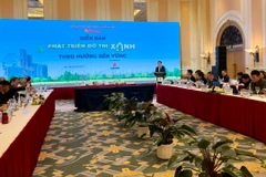 Diễn đàn phát triển đô thị xanh theo hướng bền vững do Báo Kinh tế và Đô thị tổ chức ngày 12/12. (Ảnh: Vietnam+)