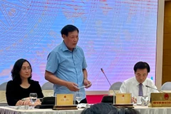 Thứ trưởng Đỗ Xuân Tuyên cho biết Bộ Y tế đã thực hiện nhiều giải pháp khắc phục tình trạng thiếu thuốc và vật tư y tế. (Hạnh Nguyễn/Vietnam+)