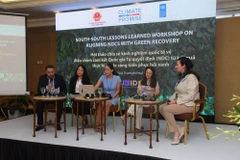 Hội thảo có sự tham gia từ đối tác tham gia dự án, các đại diện quốc tế của UNDP đến từ Benin, Albania, Ecuador, Jordan và các đại biểu Việt Nam. (Vietnam+)