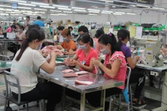 Giá trị tăng thêm toàn ngành công nghiệp quý 1 tăng 6,18% so với cùng kỳ năm trước. (Ảnh: Vietnam+)