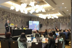 Ngày 22/2, Tổ chức Tài chính Quốc tế (IFC) và Tổ chức Thương mại Thế giới (WHO) công bố báo cáo tiêu đề Tài trợ thương mại tại khu vực Mekong. (Ảnh: Vietnam+)