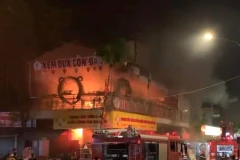 Hiện trường vụ cháy. (Nguồn: Báo Kinh tế Đô thị)