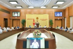 Chủ tịch Quốc hội Trần Thanh Mẫn phát biểu. (Ảnh: Doãn Tấn/TTXVN)