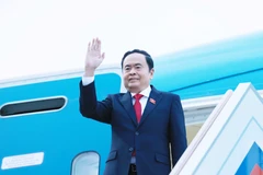 Chủ tịch Quốc hội Trần Thanh Mẫn kết thúc chuyến thăm chính thức Liên bang Nga và đồng chủ trì Phiên họp lần thứ ba Ủy ban Hợp tác liên Nghị viện Việt Nam - Liên bang Nga. (Ảnh: Thống Nhất/TTXVN)