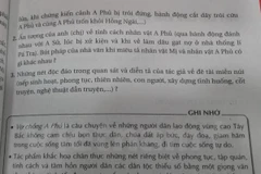 Phần nội dung sai trong sách giáo khoa Ngữ văn lớp 12, tập hai. (Ảnh: Phạm Mai/Vietnam+)
