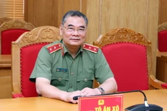 Trung tướng Tô Ân Xô, Người phát ngôn Bộ Công an. (Ảnh: Phạm Kiên/TTXVN)