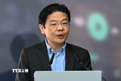Đảng PAP của Thủ tướng Lawrence Wong giành chiến thắng trong tổng tuyển cử Singapore. (Ảnh: AFP/TTXVN)