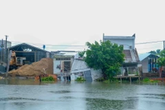 Đến ngày 18/6, giải ngân tại 21 dự án sạt lở sông biển do các tỉnh Đồng bằng sông Cửu Long quản lý mới đạt 818 tỷ, tương đương 20% kế hoạch. (Ảnh minh họa/TTXVN)