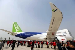 Máy bay C919 của Trung Quốc. (Ảnh: AFP/TTXVN)
