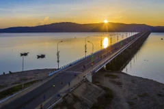 Cầu Thị Nại. (Nguồn: Cổng thông tin điện tử Ủy ban Nhân dân tỉnh Bình Định)