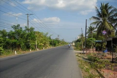 Quốc lộ 30, đoạn qua huyện Cao Lãnh, Đồng Tháp. (Nguồn: wikipedia.org)