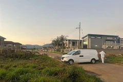 Hiện trường một khu vực tấn công các nghi phạm cướp tiền ở Nam Phi. (Nguồn: Reuters) 