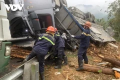 Hiện trường vụ tai nạn. (Nguồn: VOV)