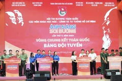 4 đội tuyển tranh tài tại vòng chung kết toàn quốc. (Nguồn: Ban Tổ chức)