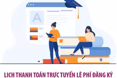 Lịch thanh toán trực tuyến lệ phí đăng ký xét tuyển Đại học năm 2023