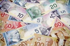 Đồng đôla Canada. (Ảnh: CFI/TTXVN)
