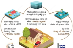 Nguy cơ lũ lụt ven biển tăng gấp 5 lần vào cuối thế kỷ 21