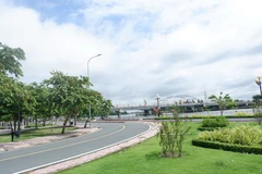 Một góc thành phố Tân An, tỉnh Long An. (Ảnh: Đức Hạnh/TTXVN)