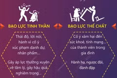 Những hành vi được coi là bạo lực gia đình 