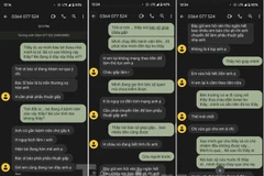 Tin nhắn lừa đảo phụ huynh, bịa đặt con đang cấp cứu ngày 3/3. (Ảnh: VAS) 