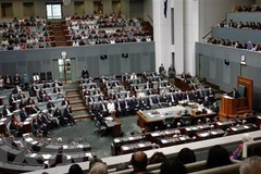 Toàn cảnh một phiên họp Quốc hội Australia tại Canberra. (Nguồn: AFP/TTXVN)