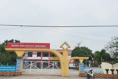 Trường mầm non Đức Ninh Đông nơi có hiệu trưởng bị kỷ luật buộc thôi việc do sử dụng văn bằng không hợp pháp để được tuyển dụng vào viên chức. (Nguồn: Báo Quảng Bình) 