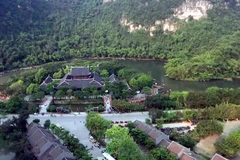 Quần thể Danh thắng Tràng An, tỉnh Ninh Bình. (Ảnh: Thùy Dung/TTXVN)