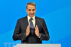 Thủ tướng Hy Lạp Kyriakos Mitsotakis. (Ảnh: AFPTTXVN) 