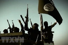 Các tay súng IS đứng sau vụ tấn công nhằm vào chiếc xe chở binh sỹ Syria. (Nguồn: AFP/TTXVN)