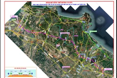 Hướng tuyến đường Hoàng Sa-Dốc Sỏi. (Nguồn: Sở Giao thông Vận tải Quảng Ngãi)