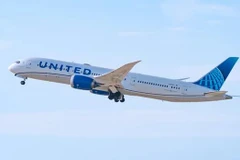 Một chiếc Boeing 787-9 của United Airlines. (Nguồn: Getty Images)
