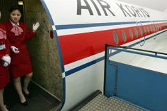 Các tiếp viên hãng hàng không Air Koryo của Triều Tiên. (Nguồn: AFP)