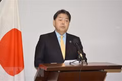 Ngoại trưởng Nhật Bản Yoshimasa Hayashi. (Ảnh: Kyodo/TTXVN) 