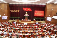 Toàn cảnh Hội nghị sơ kết một năm hoạt động của Ban Chỉ đạo cấp tỉnh về phòng, chống tham nhũng, tiêu cực. (Ảnh: Trí Dũng/TTXVN) 