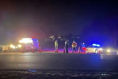 Hiện trường vụ hai trực thăng va chạm tại Kentucky khiến 9 binh sỹ thiệt mạng. (Ảnh: CNN)