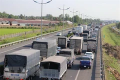 Cao tốc Thành phố Hồ Chí Minh-Trung Lương. (Ảnh: Bùi Giang/TTXVN) 