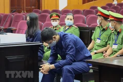 Bị cáo Nguyễn Kim Trung Thái tại Tòa. (Ảnh: Hồng Giang/TTXVN) 