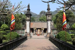 Đền thờ vua Đinh Tiên Hoàng thuộc Khu di tích Cố đô Hoa Lư. (Ảnh: Đức Phương/TTXVN)